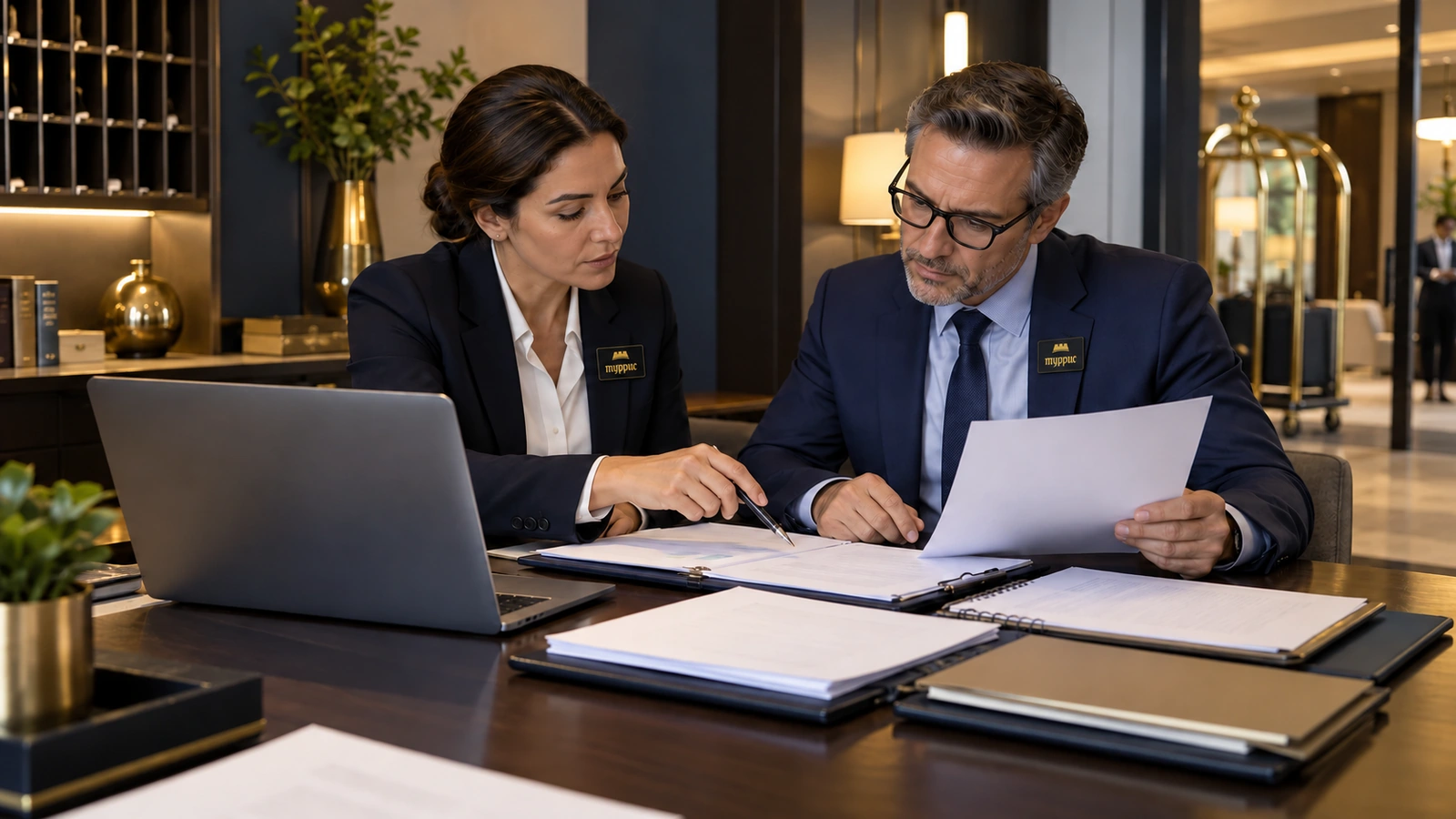 Review of reporting for a hotel project